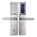 monkeyjack RFIDカード電子ドアロックキーのインテリジェントなホテルルームパスワードロック(右プル) 2f4a09f0827f6859594d80062fbbfad0