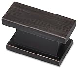 Oil Rubbed Bronze Cabinet Knob By Southern Hills. Rectangle, Pack of 5 Knobs, Bronze Cabinet Pulls H