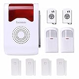 Boddenly Latest Wireless Voice Acousto-optic Site Alarm System Home Door Window Motion Detector Sens