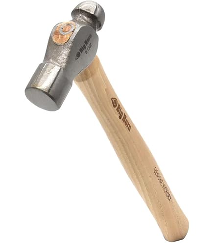 Zalaxt Mini Wooden Handle Round Head Hand Hammer, Reinforced Ball Hammer, Escape Tool For Prying Nails, Woodworking & Repairing, Ball-Peen Hammers - Canada - View #9