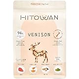 ヒトワン (HITOWAN) フリーズドライ ドッグフード ベニソン(鹿) 500g - ニュージーランド産 犬用 ローフード 総合栄養食 ドライ 子犬 成犬 シニア 全年齢対応 犬 ご飯 小型犬 中型犬 大型犬