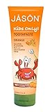 海外直送品 Jason Natural Products Kids Only Orange Toothpaste, Orange 4.2 Oz