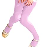 子供用カラータイツ・カラーストッキング・シンプル無地・カラバリ豊富 90-110cm ピンク