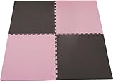 Tadpoles 4 Piece Playmat Set, Pink/Brown by Tadpoles [並行輸入品]