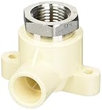 King Brothers Inc. DE-0500-S 1/2-Inch PXL CPVC X Stainless Steel Drop Ear Elbow, Tan [並行輸入品]