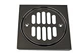 snsdirect元シャワーStrainer Set Square with crown Powdercoatedブラックの順序でのみ販売からsnsdirect正しいと品質を確保製品