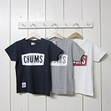 チャムス tシャツ キッズ chums [chums logo tee][ss][kids][3 colors] (L, 3.white)