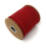 アクセサリ用 ストラップ紐 太さ:約2.6mm 60Mボビン巻き アクリル2色編み(タイプF ダークブルー系2色)