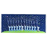 林(Hayashi) フェイスタオル 約34×80cm 11ぴきのねこ ハナビキラキラ FO413200