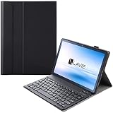 LAVIE Tab T10d キーボード LAVIE Tab T10d ケース 11インチ【Hoozee】ワイヤレス キーボード付き 磁気分離式 スタンド機能 高級PUレザー USB充電 Bluetoothキーボード LAVIE Tab T10d キーボード (LAVIE Tab T10d, ブラック)