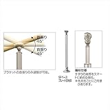 四国化成 手すり　セイフティビーム　SF型　現場曲げ加工手すり ベースプレート式　平地 高さ固定 SFベースプレート端柱B SF-EBPB-SC