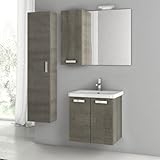 Nameeks cp33 ACF 22 "壁マウントVanity Set with木製キャビネット、セラミックTop with、 ACF CP33-637509922368