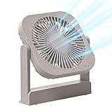 【2025年EC限定】トップランド 扇風機 卓上 デスクファン [どこでもFAN コンパクトタイプ] 360度角度調整 マグネット付 3WAY電源 モバイルバッテリー対応可能 グレージュ YT-DF25GR