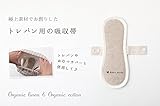 「トレパン用の吸収帯」■1枚単品 消臭トレパン＆ママの布ナプキン兼用 オーガニックリネン×今治パイル２枚＆厚ネル [Baby Product]