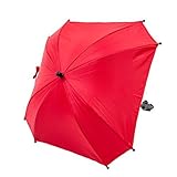Altabebe AL7002-05 Universal Stroller Umbrella Anti-UV 50 Plus (Red) by Altabebe