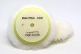 【G7／ライトポリッシング】CRE-ELITE　BetaWool-4300　研磨　ポリッシュ　ポリッシャー　ウールバフ　車磨き　ポリッシング　ギアアクション　ダブルアクション　バフ [毛：4000（ミ