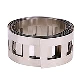k-outdoor 純ニッケルプレート 溶接用ニッケルストリップ テープ (0.15x25.5mm 1m)