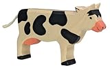 Holztiger Cow Standing Toy Figure, Black [並行輸入品]
