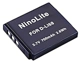 NinoLite D-LI68 D-LI122 NP-50 互換 バッテリー ペンタックス Q-S1 Q Q7 Q10 S10 VS20 Fuji XF1等対応 dli68_t.k.gai