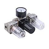 F Fityle SMC タイプ　コンボ　エアコンプレッサー用　3ユニット　エアフィルター　レギュレーター　バルブ