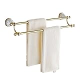 Rozin 奢侈 浴室 トイレ用 タオル ラック 壁取り付け メッキ タオル掛け ホルダー