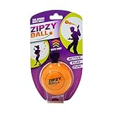 ブルーオレンジ ZipzyBall スポーティ スプリングバック ハンドボール フィジェット - 子供または大人 屋内外用 オールシーズン アクティブ プレイ ワークアウト スキルトイ 対象年齢7歳以上。