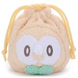 タカラトミーアーツ(TAKARATOMY A.R.T.S) ポケットモンスター ポケモン ポケピース ぬいぐるみ巾着 モクロー ぬいぐるみ幅約18cm