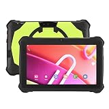 Android5.1 2.4G 5G WiFi IPS スマートタブレット GPS サポート 30W 200W 1GB 16GB MT6592 オクタコア 3000mAh 1960 1080 用 7 インチキッズタブレット。 (緑)