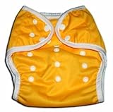 One Size Fit All- Diaper Covers for Prefolds or Regular Inserts PUL - YELLOW by BubuBibi [並行輸入品]
