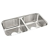 Sterling 11445-NA Carthage 32-inch by 18-inch Under-mount Double Equal Bowl Kitchen Sink, Stainless 