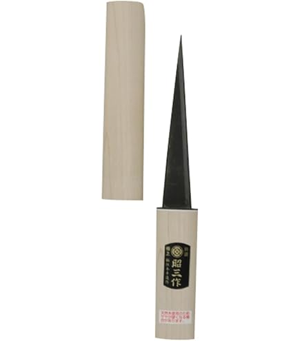 Amazon | 昭三作 接木小刀 ピストル型 槌目 6-24A 24mm | 小刀・切出し