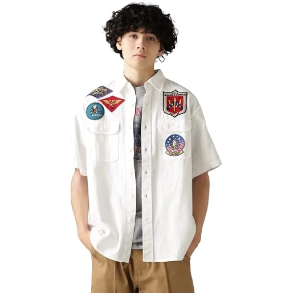 Amazon | [アヴィレックス] PIGMENT ZIP UP SHIRT ピグメント ジップ