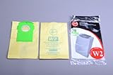 (9 Bags) - Hoover Type W2 Allergen Filter Bags (9 Pack) Part 401010W2