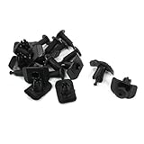 オートカー黒13ミリメートルホールドアフェンダープラスチックリベットファスナー20枚