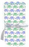 Baby Snoozies! Fleece Nursery Blanket (White - Elephant) by Snoozies