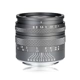 AstrHori 50mm F2.0 キヤノンEF-Mマウント チタンブラック 標準レンズ 岩石星 【2年保証・国内正規品】