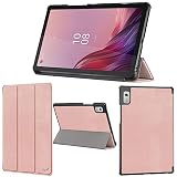 wisers Lenovo Tab M9 B9 専用タブレットケース (ローズゴールド) 9.0インチ 対応 (保護フィルム 付き/スリムタイプ) タブレットカバー 2023 新型