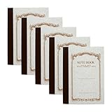 ツバメノート ノート A6 横罫 72枚 5冊パック N6003-5P