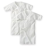 (ニッセン) nissen ベビー 新生児 綿１００％ 長肌着 ２枚組 身長50～60cm対応 オフホワイト