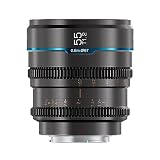 SIRUI Night Walker 55mm T1.2 シネレンズ 大口径マニュアルフォーカスレンズ (MS55M-G, M4/3マウント, メタルグレー)