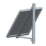 ソーラーステント ソーラーパネルマウントアームポールブラケットセット ソーラーパネル用 ユニバーサル 30W〜60W