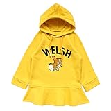 子供服 女の子 ベビー パーカー ワンピース 長袖 カジュアル キッズ服 スウェット プルオーバー ガールズワンピース 帽子付きドレス トレーナー女児 かわいい (120ＣＭ（適応身長115-120Ｃ