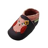 Sayoyo Baby Owlsソフトソールレザー乳児幼児Prewalker靴 US サイズ: 18-24 Months/7.5-8.5 M US Toddler カラー: パープル