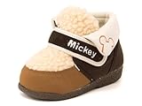 Disney(ディズニー) ミッキーマウス ベビー カジュアルブーツ DS0185 ブラウン