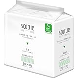 スコッティ ウェットティシュー 除菌 ノンアルコールタイプ 詰替用 80枚 ×3個セット