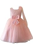 (アイビードレシング) Ivydressing 子供ドレス パーティードレス ウェディング フラワーガールドレス ジュニアドレス 披露宴 発表会 演奏会 ガールズ Aライン 丸襟 リボン飾り-90-A