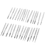 uxcell ダイヤモンドバー　ロータリー研削ビットセット　30 in 1　3mmシャンク径　ｗケース付き