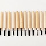 12ピース/セットdiy木彫りノミナイフ基本木版作業ツールと詳細なハンドツール用木工