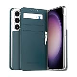 araree Galaxy S23 対応 手帳型 ケース Mustang Diary [ マスタングダイアリー プレミアムレザー カード収納 薄型 耐衝撃 ワイヤレス充電対応 マグネットなし ] サムスン GalaxyS23 ギャラクシー レザーケース AR25096S23 アッシュブルー SC-51D / SCG19 【SAMSUNGの公式認証 国内正規品】