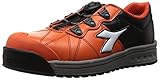[ディアドラユーティリティ] DIADORA UTILITY 作業靴 スニーカー フィンチ FC712 オレンジ&ホワイト&ブラック/27.5
